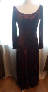 Vintage Crushed Velvet Dress